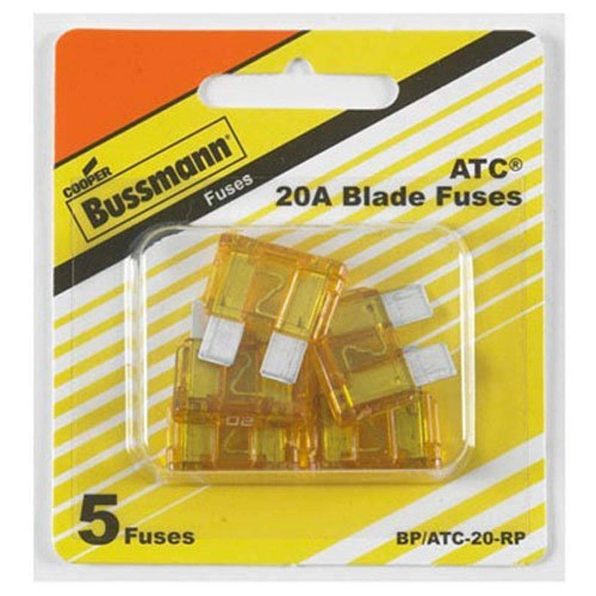 Cooper Bussmann ATC Blade Fuses - 20A