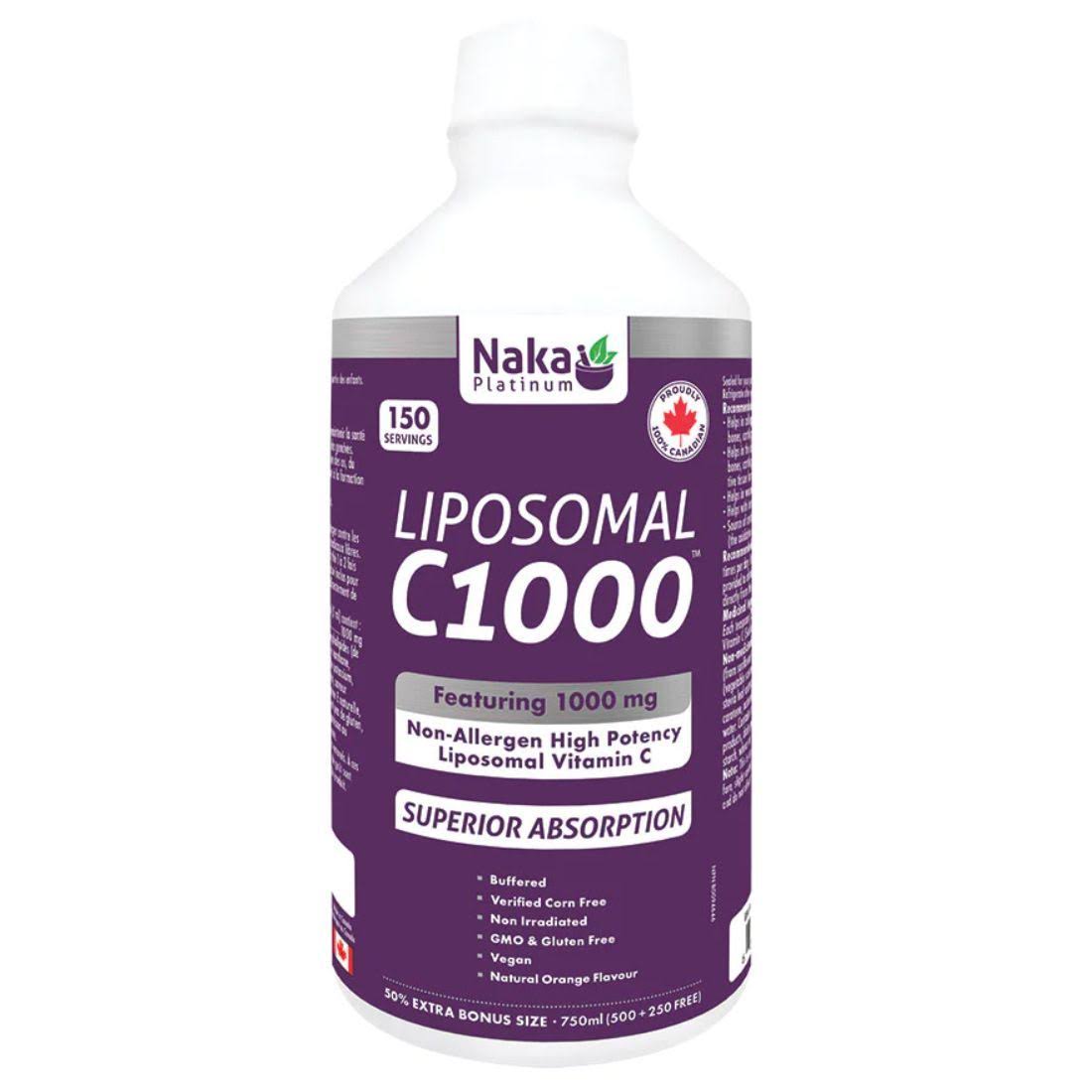 Naka Platinum Liposomal C1000 750mL