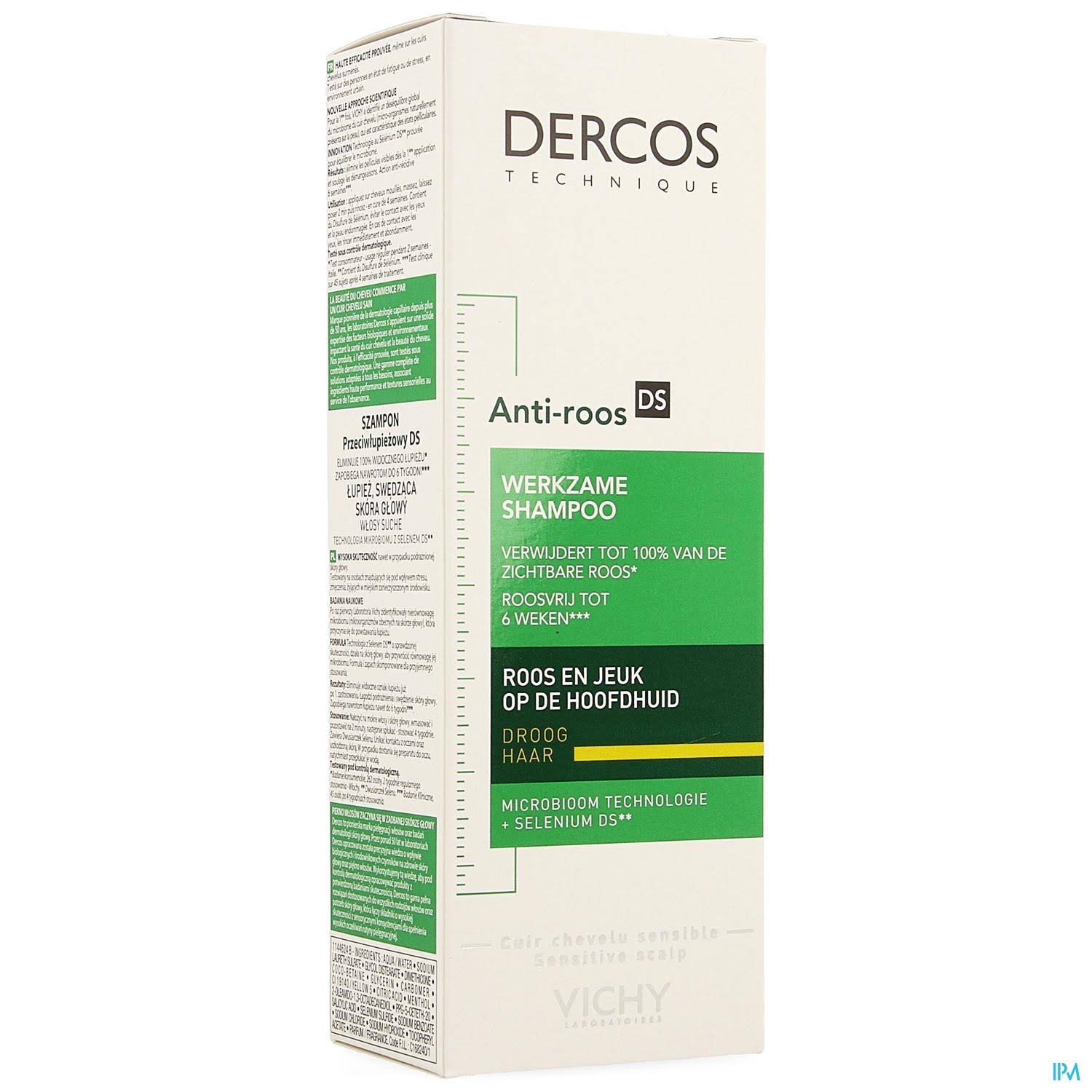 Vichy Dercos Anti-Dandruff Shampoo - 200ml