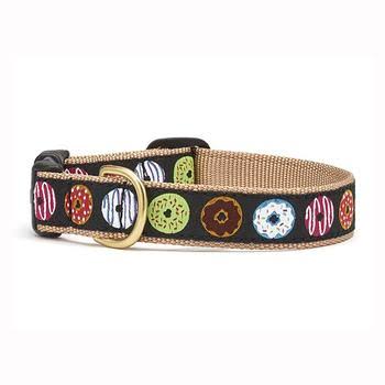 Donuts Dog Collar by Up Country - Small - Narrow 5/8”