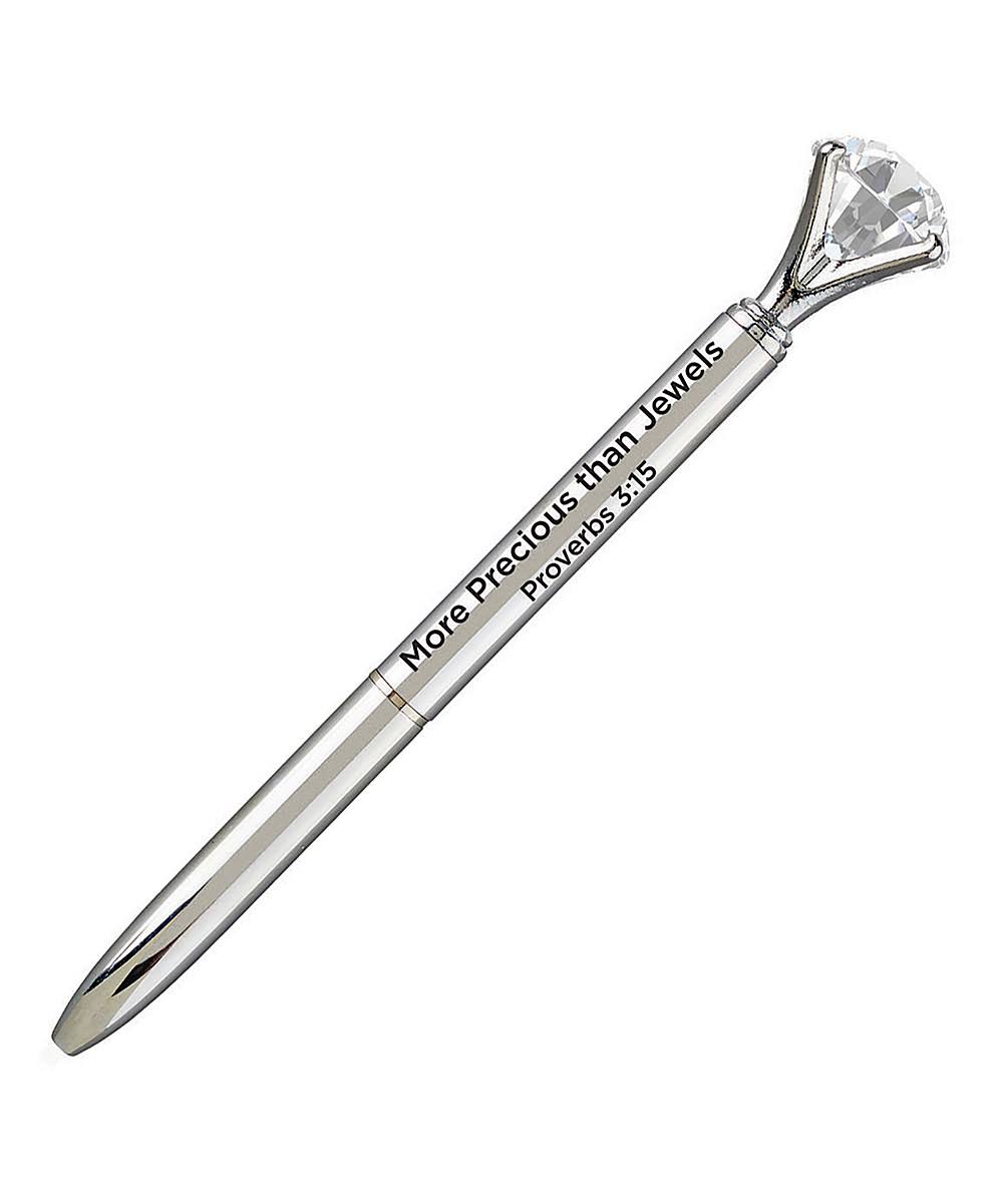 8 Faithworks D1052 Silver Gem Pen - More Precious ($2.40 @ 8 min)