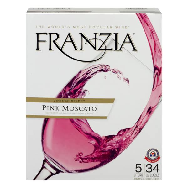 Franzia Wine Pink Moscato - 5 L