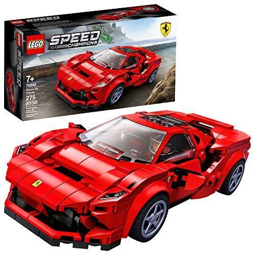 LEGO Speed Champions 76895 Ferrari F8 Tributo Toy Cars for Kids, Build