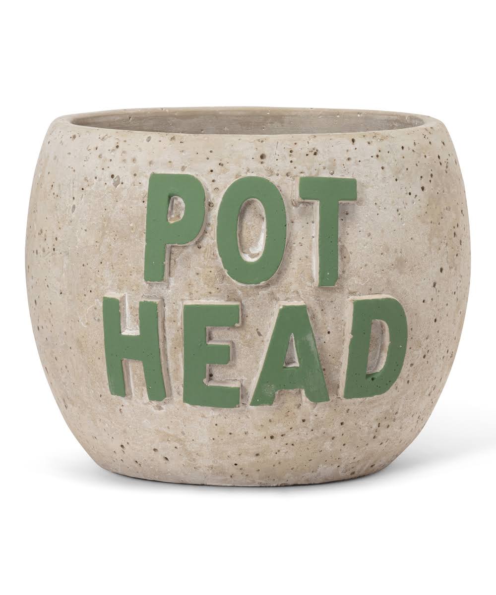 Abbott Gray & Green 'Pot Head' Small Planter One-Size