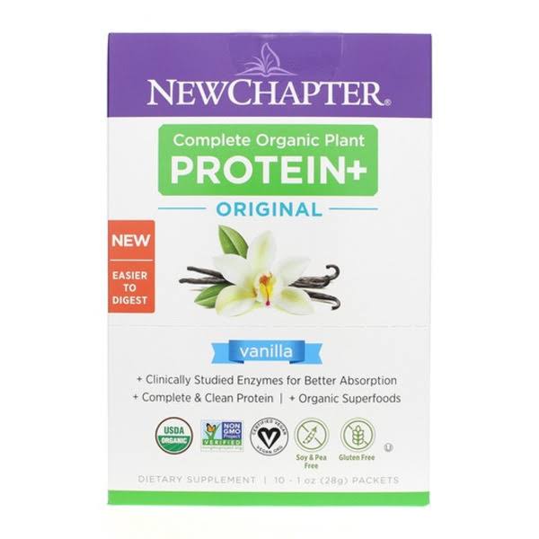 New Chapter Complete Organic Plant Protein+ Original Vanilla - 1 Ounce - Nutrition Smart - Westchase - Delivered by Mercato