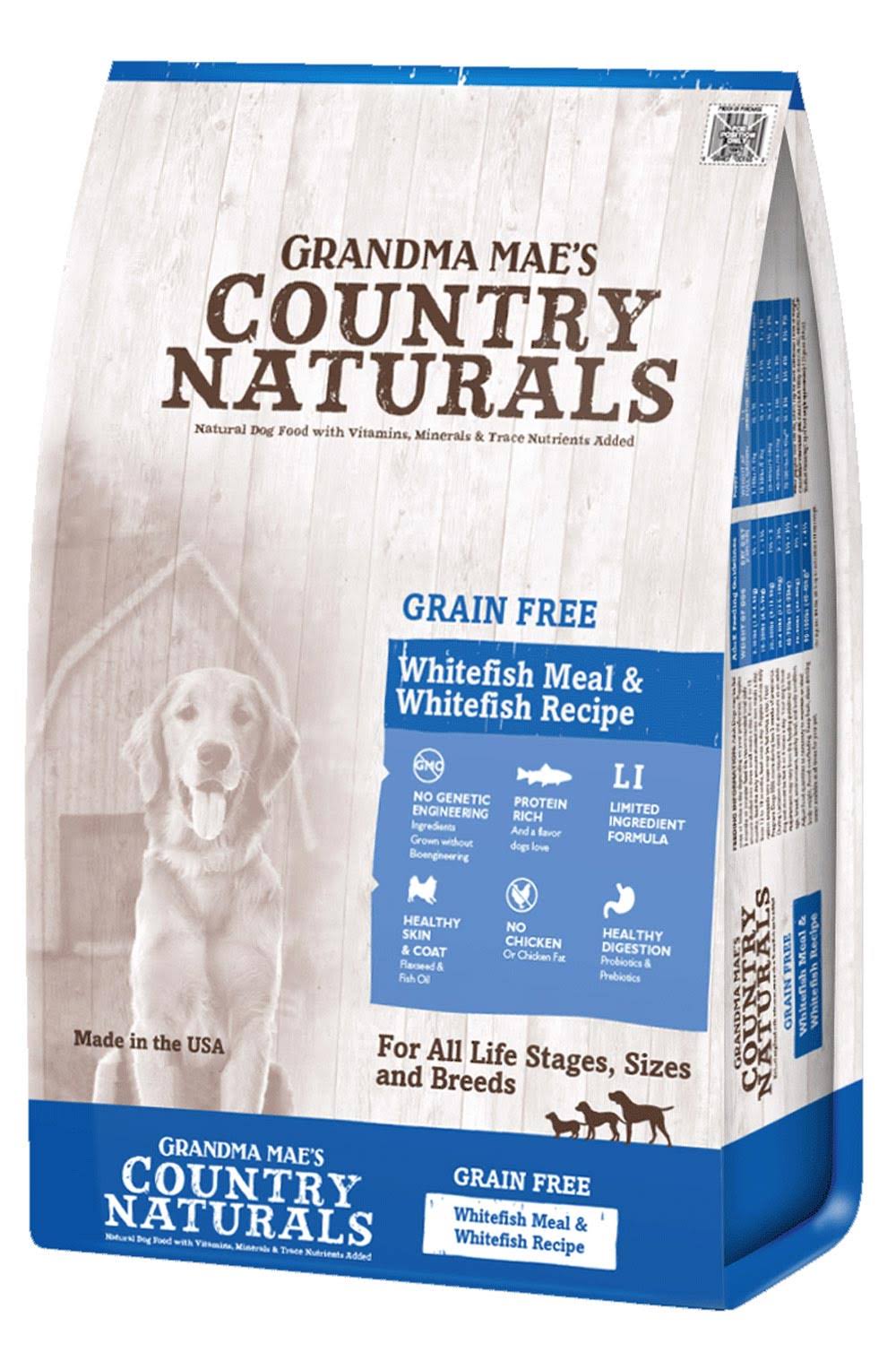 Grandma Mae's 79700157 4 lb Country Naturals Grain Free Fish Dog Food, One Size
