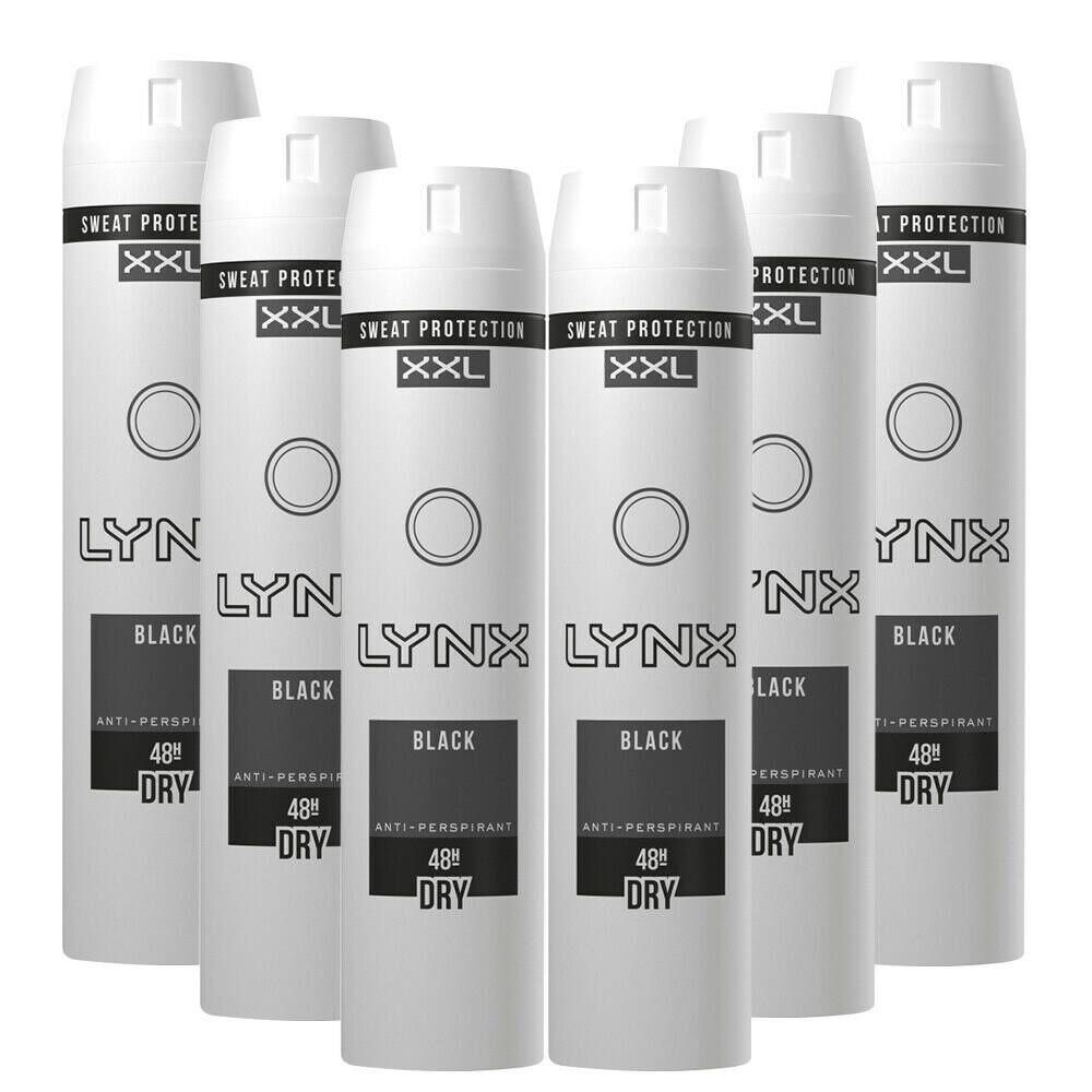 Lynx Men's Black Anti-Perspirant Deodorant Spray - 250ml