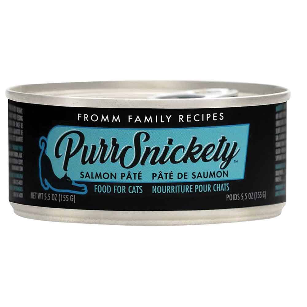 Fromm Family PurrSnickety Salmon Pate Canned Cat Food, 5.5-oz
