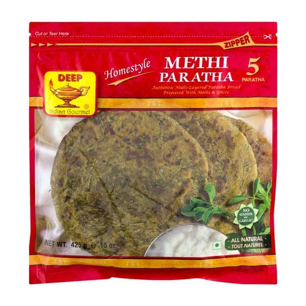 Deep Homestyle Methi Paratha - 5 Pieces