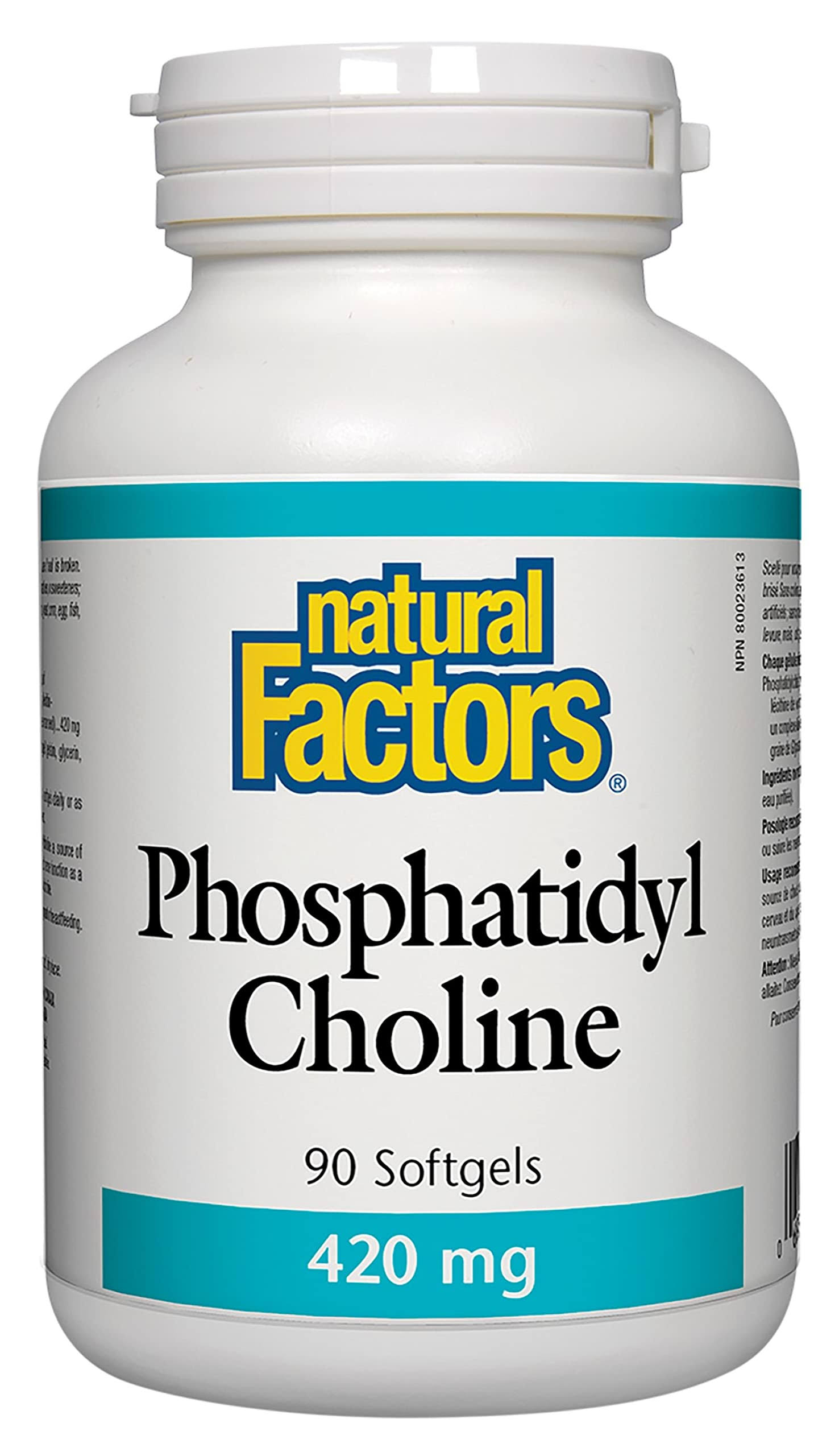 Natural Factors Phosphatidyl Choline 420mg Softgels - x90