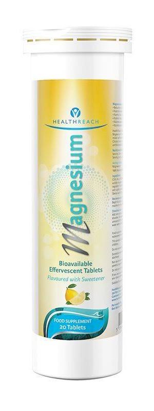 Healthreach Magnesium Effervescent 20 tablets