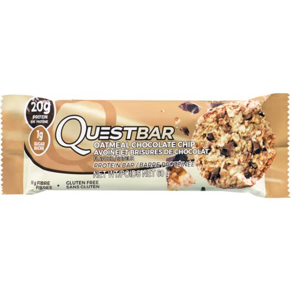 Quest Protein Bar Oatmeal Chocolate Chip