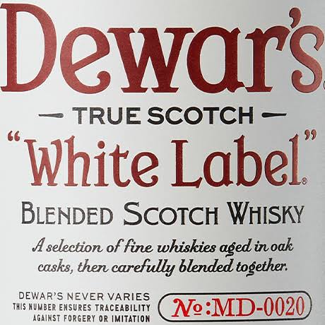 Miniature Whiskey White Label (192u)