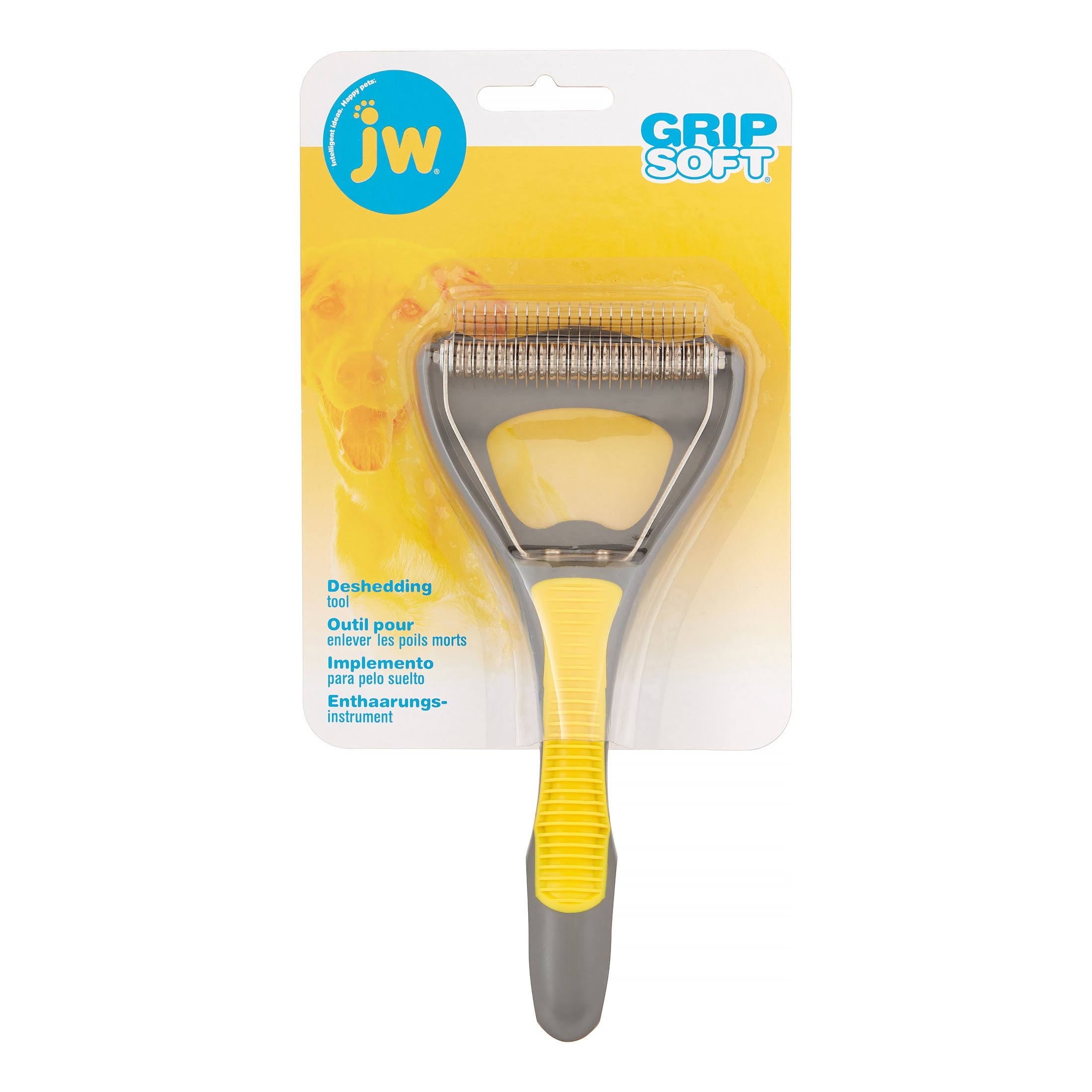 JW Grip Soft Deshedding Tool