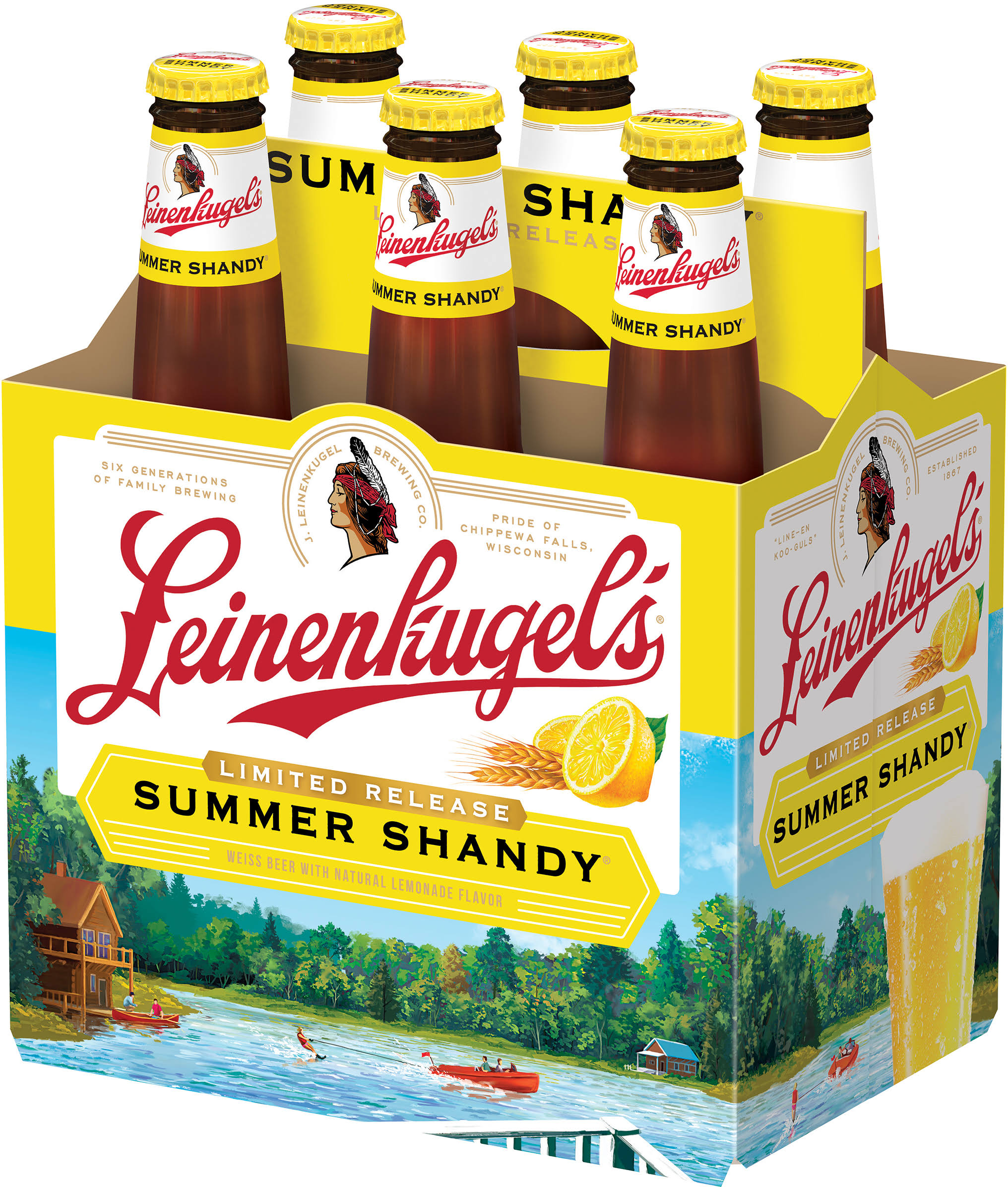 Leinenkugel's Lemon Berry Shandy - 12oz, 6 Pack