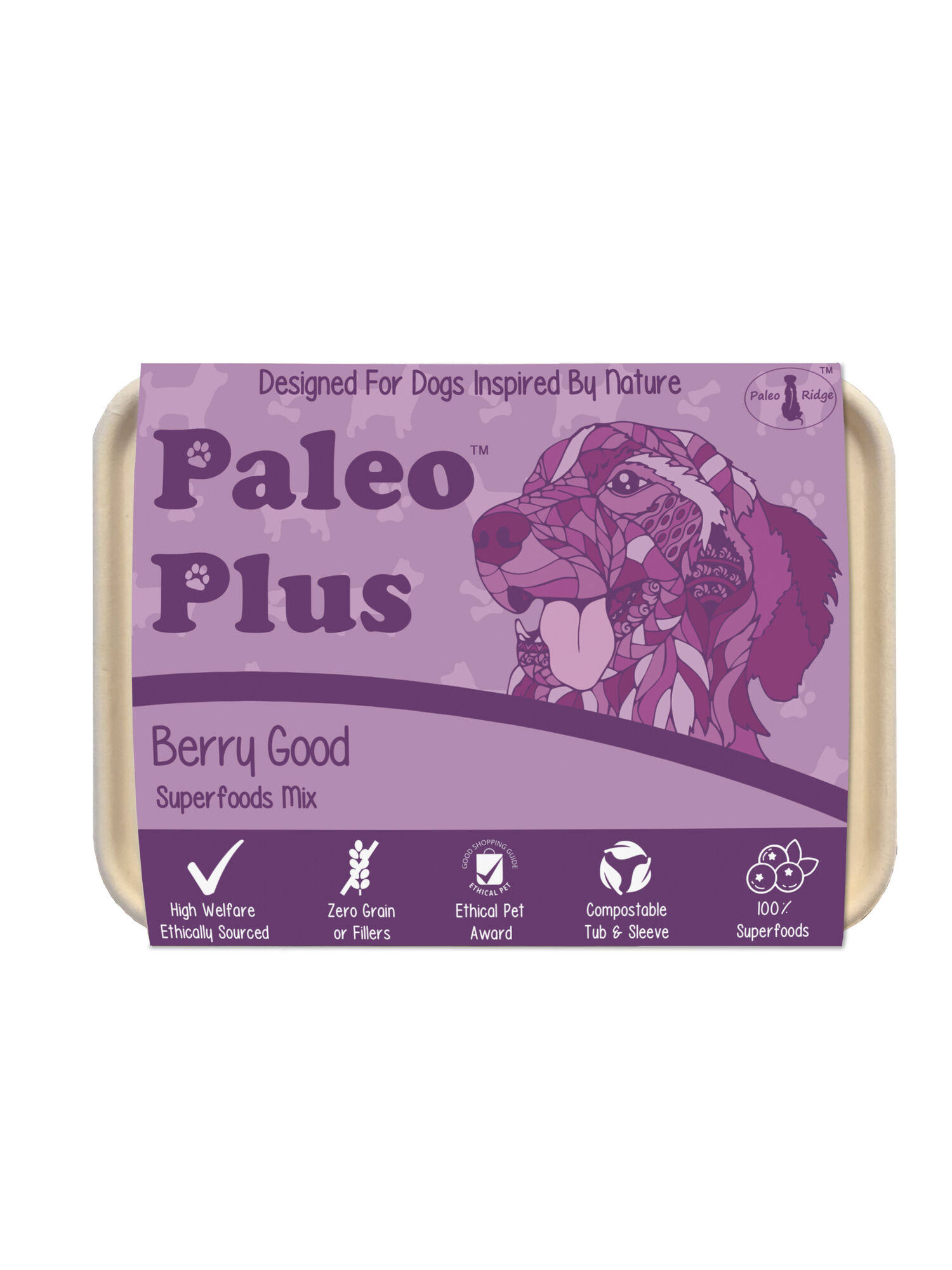 Paleo Ridge Paleo Plus Berry Good Raw Dog Food » Berry Good » 500g