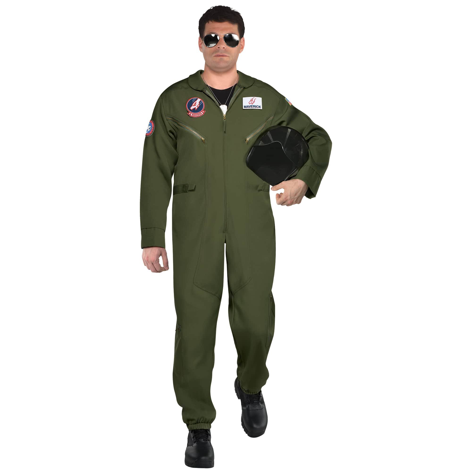 Flight Costume for Plus Size Men, Top Gun Maverick