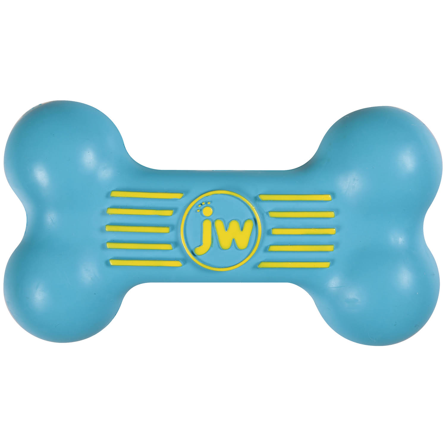 JW Pet Company iSqueak Bone Rubber Dog Toy - Medium, Colors Vary