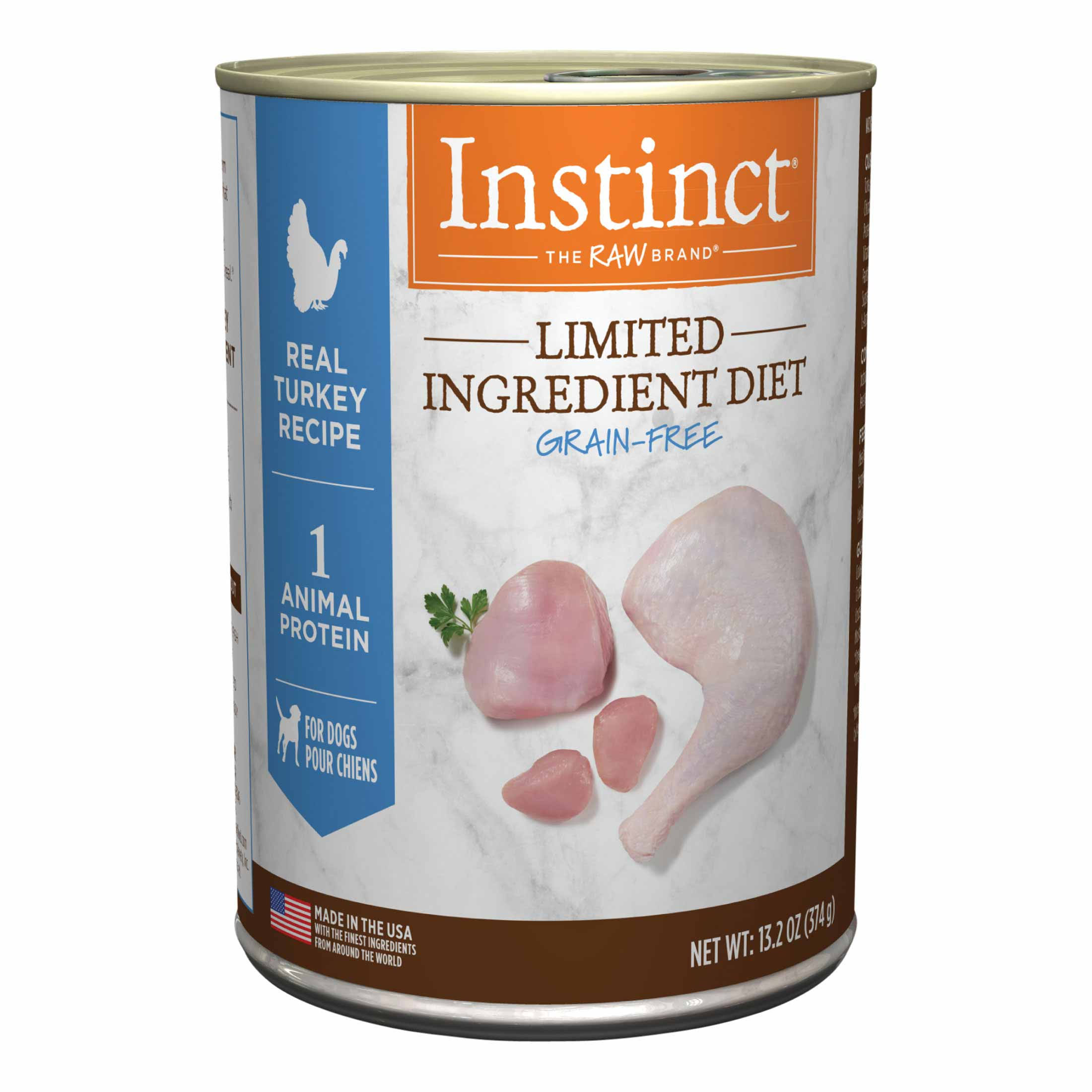 Nature's Variety Instinct Grain-Limited Ingredient Diet Canned Dog Food - Turkey, 13.2 oz