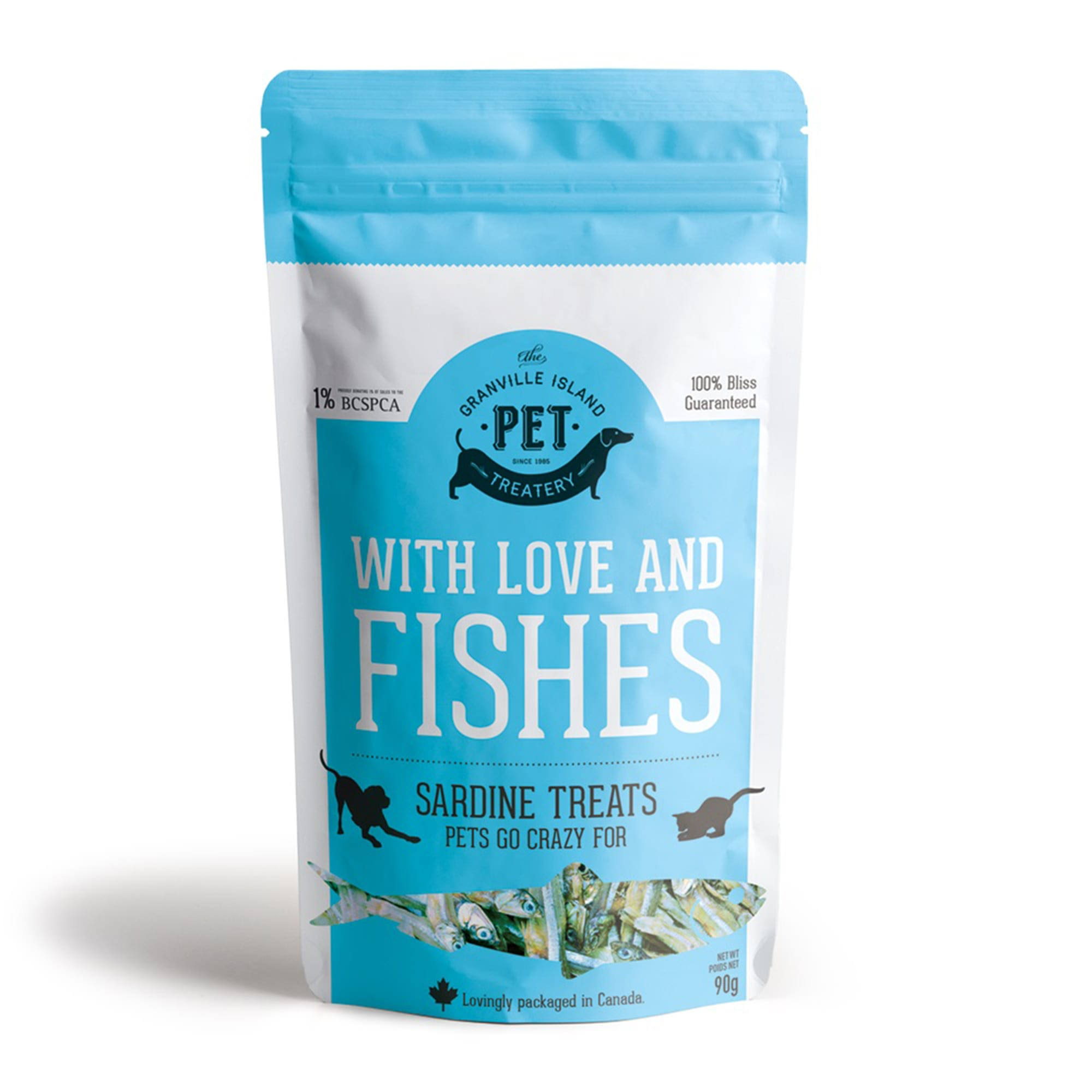 Granville Island with Love & Fishes Pet Food - Sardines, 90g