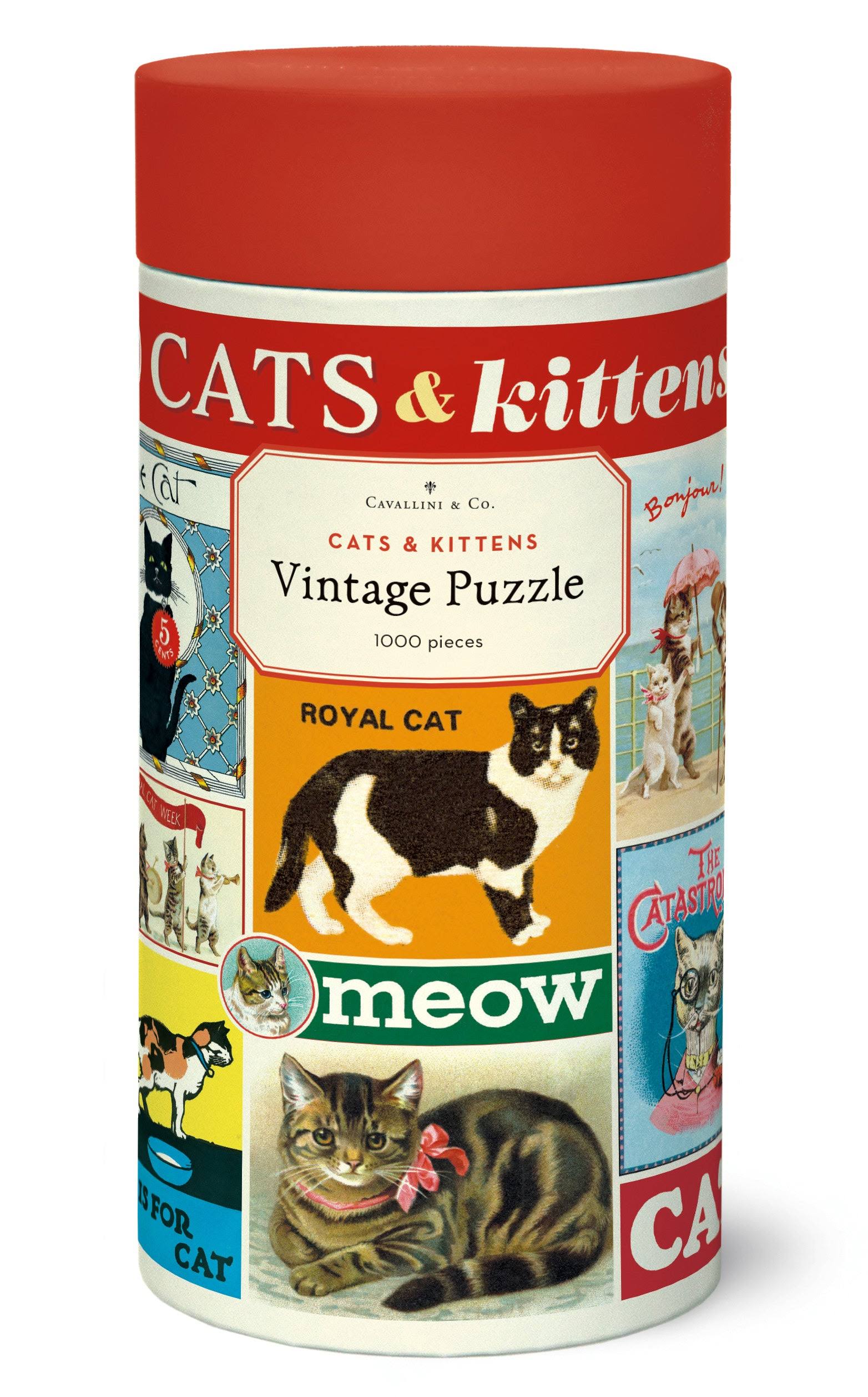 Cavallini Papers - 1,000-Piece Puzzle - Cats