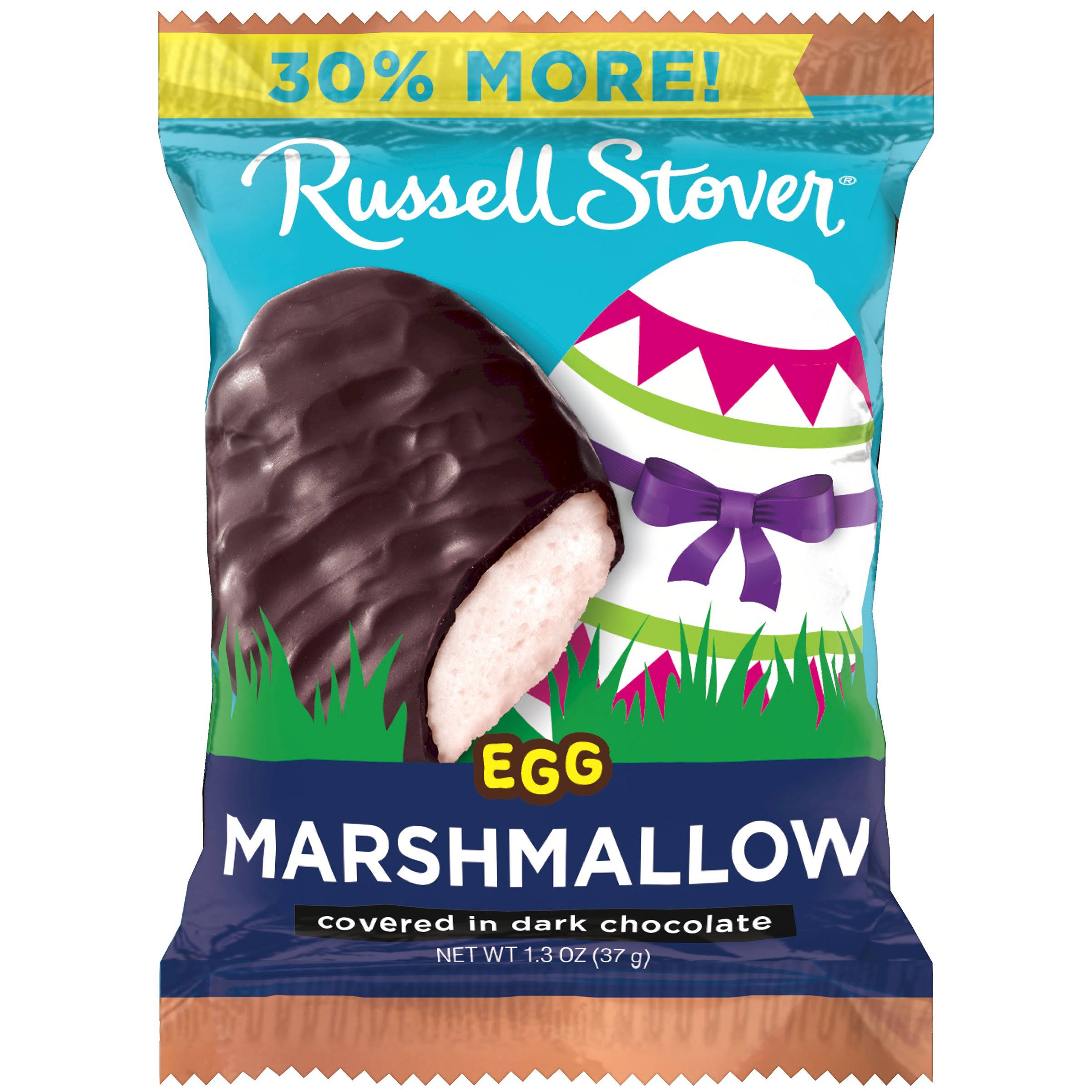 Russell Stover Dark Chocolate Marshmallow Egg - 1.3 oz