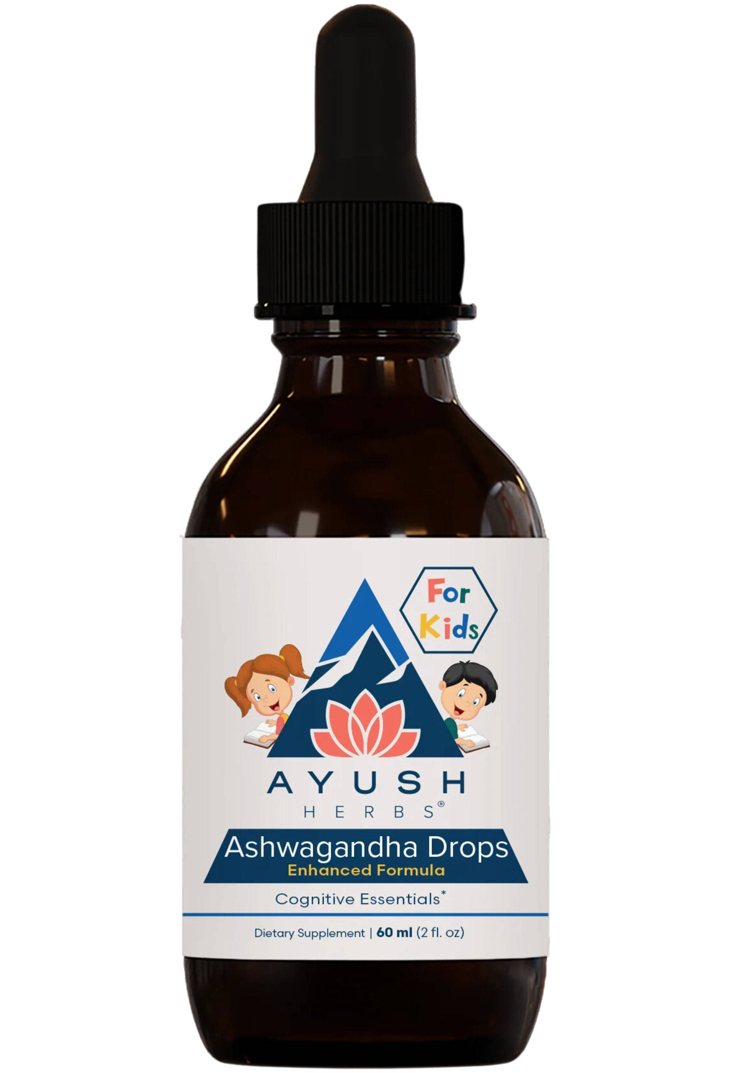 Ayush Herbs Kids Ashwagandha Drops - 2 fl oz
