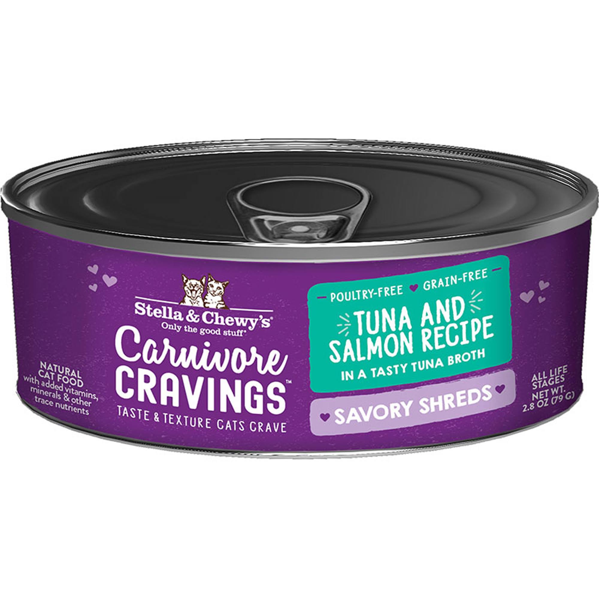 Stella & Chewy's 2.8oz Carnivore Cravings Tuna & Salmon Shreds