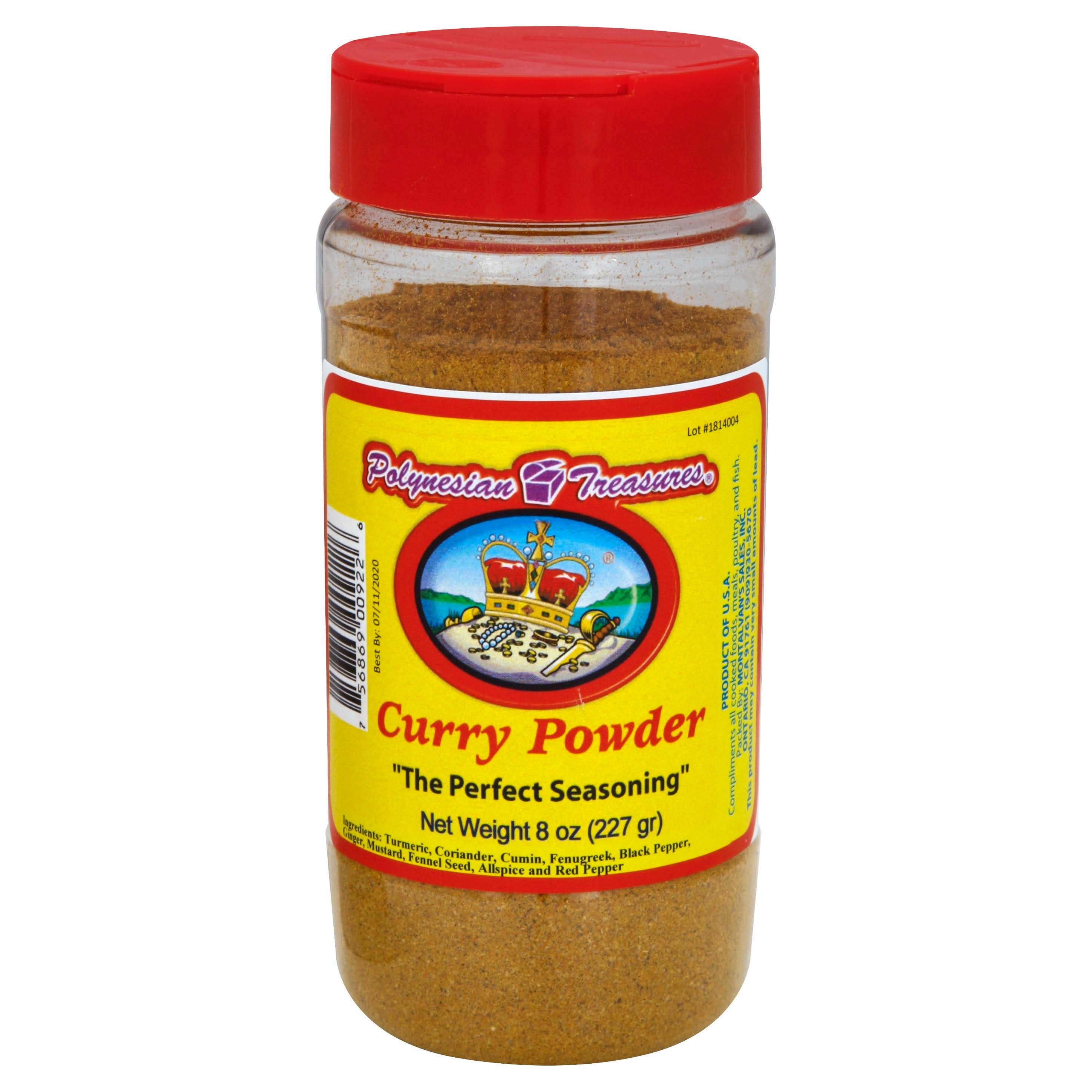Polynesian Treasures Curry Powder - 8 oz