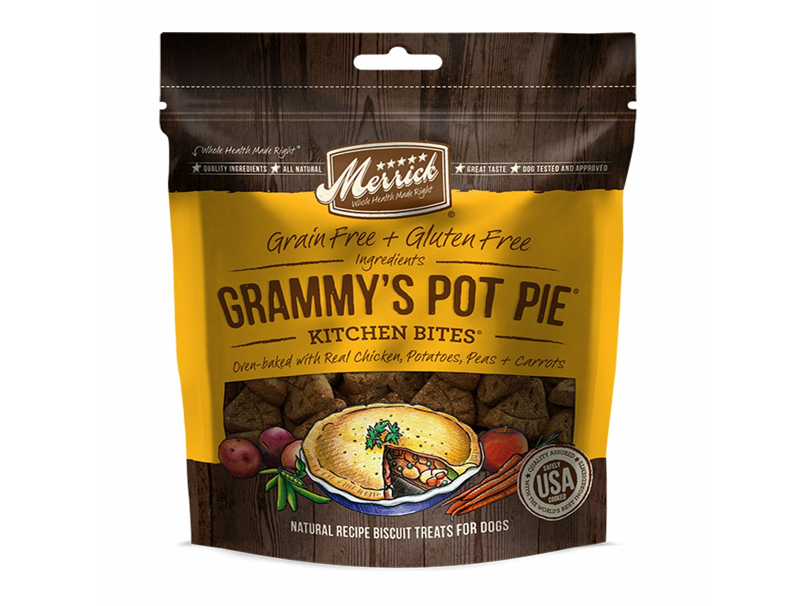 Merrick Grammy's Pot Pie Kitchen Bites Dog Treats - 9 oz