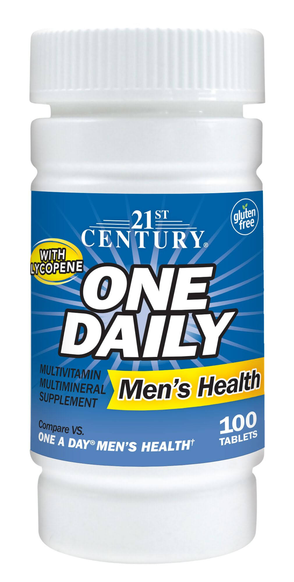 21st Century One Daily Men's Health Tablets - 100ct, Pack of 2