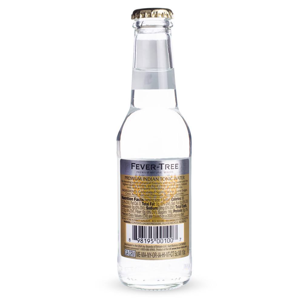 Fever Tree Tonic Water, Premium Indian - 6.8 fl oz