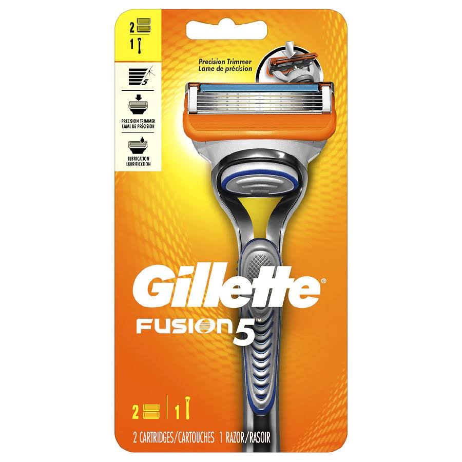 Gillette Fusion5 Precision Trimmer Blades Razor with Cartridge