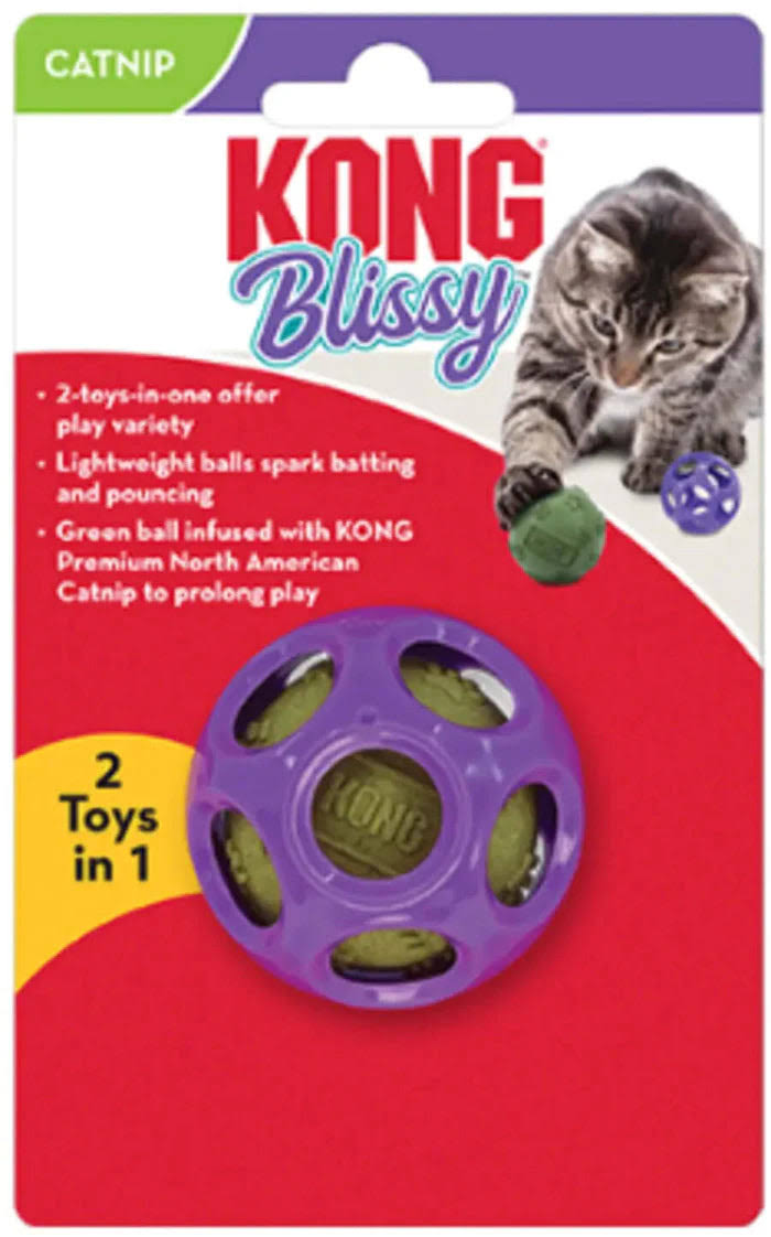 Kong Blissy Moon Ball w/Catnip Cat Toy