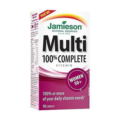 Jamieson Multi 100% Complete For Women +50 90 Tablets