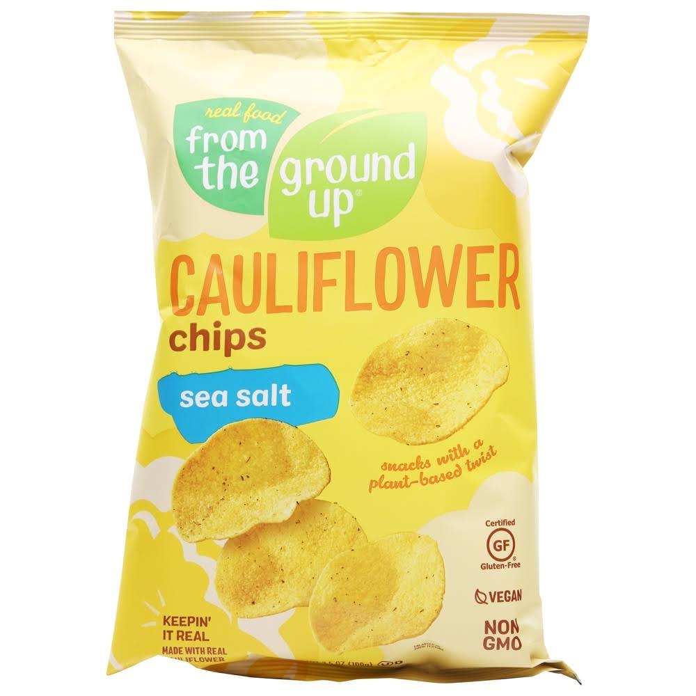 From the Ground Up Cauliflower Chips Sea Salt 3.5 oz.