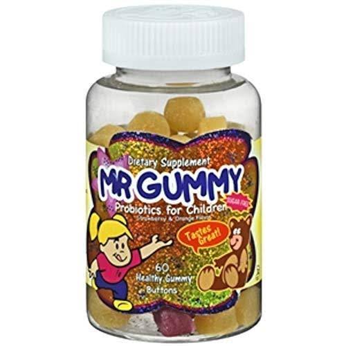 Mr Gummy Probiotics for Children, Strawberry & Orange, 60 Each