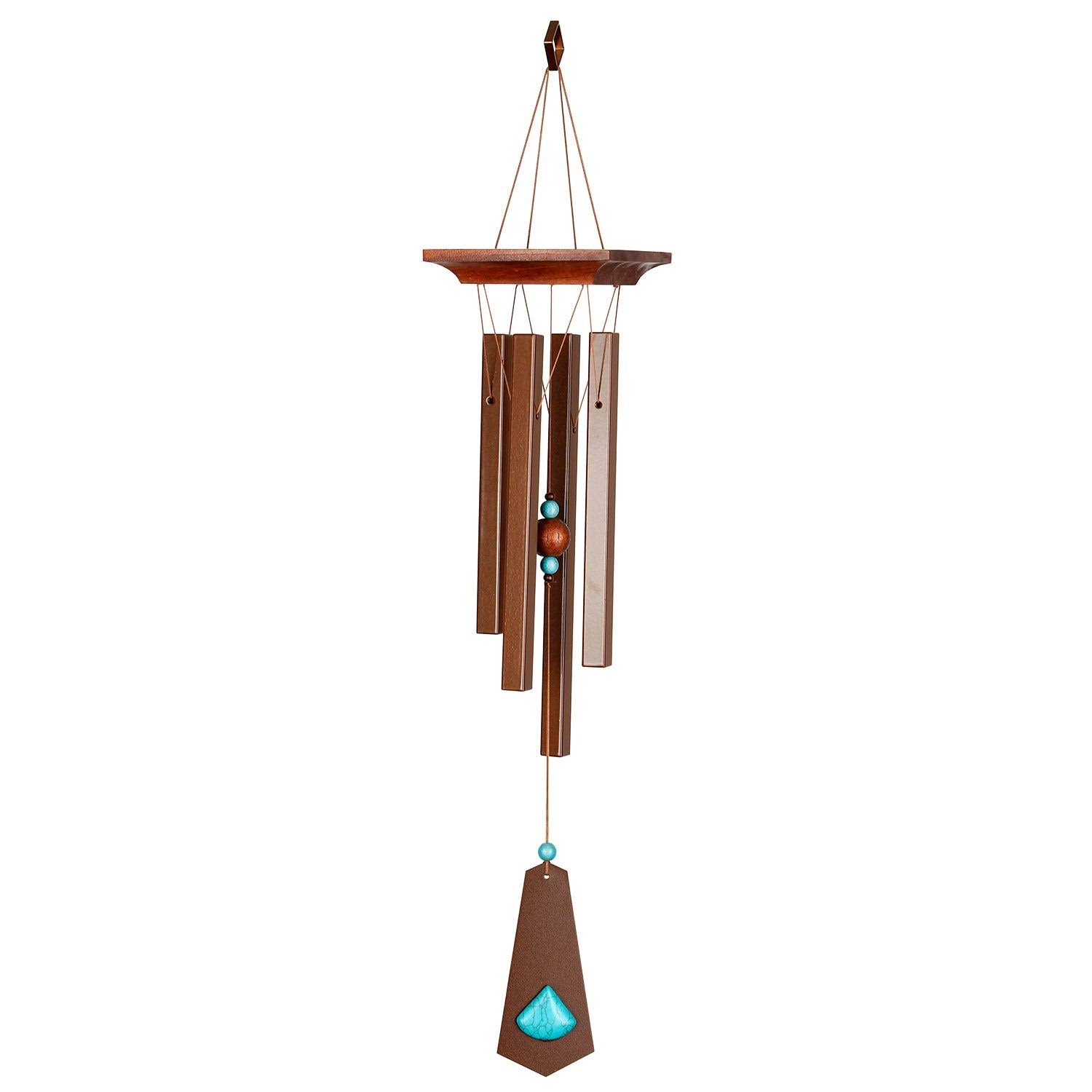 Woodstock Chimes Woodstock Rustic Chime - Turquoise