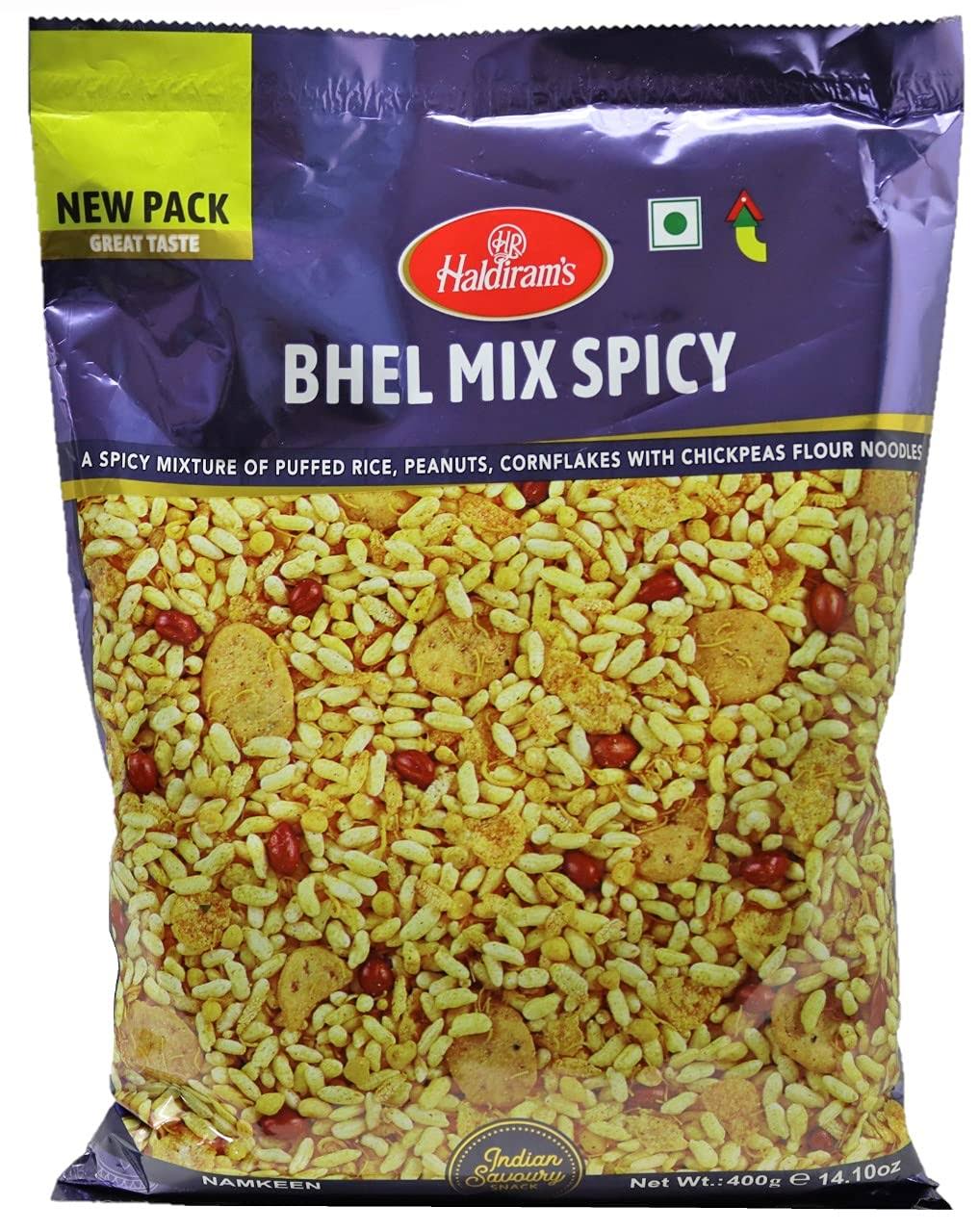 Haldiram's Bhel Mix Spicy - 400 GM (14.1 oz)