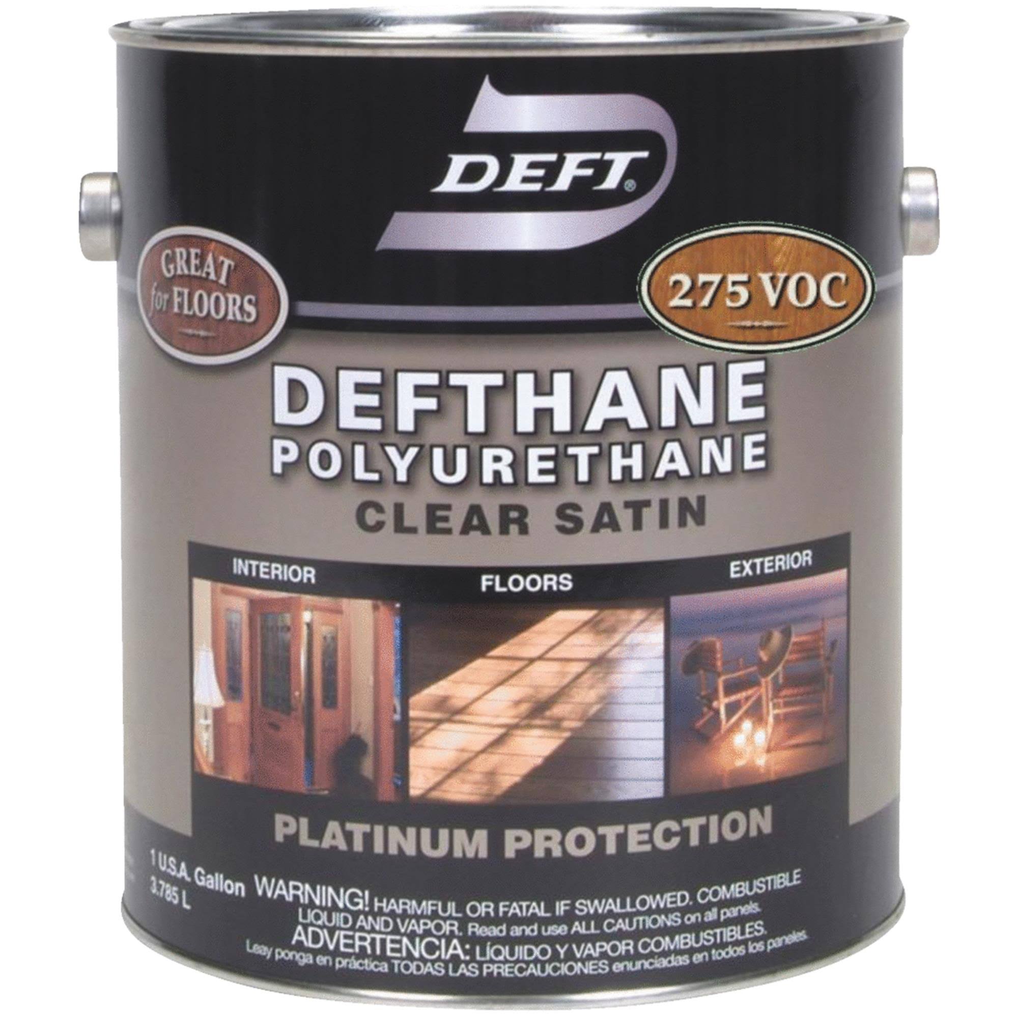 Deft Dethane VOC Clear Finish Interior/Exterior Polyurethane