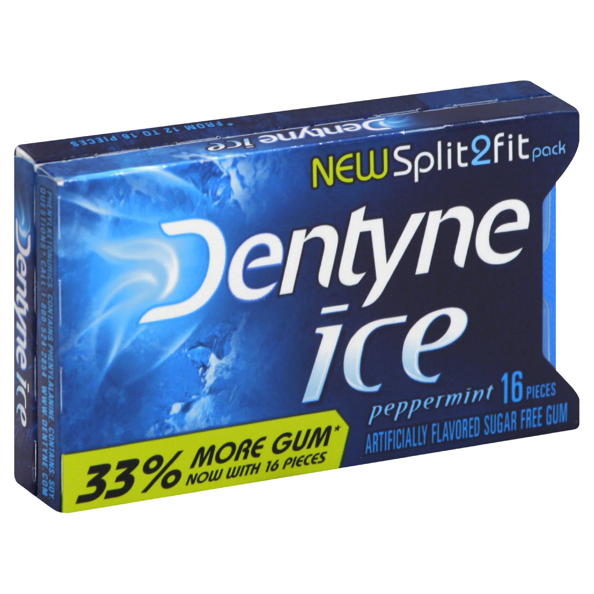 Dentyne Ice Sugar Free Peppermint Gum - 16ct
