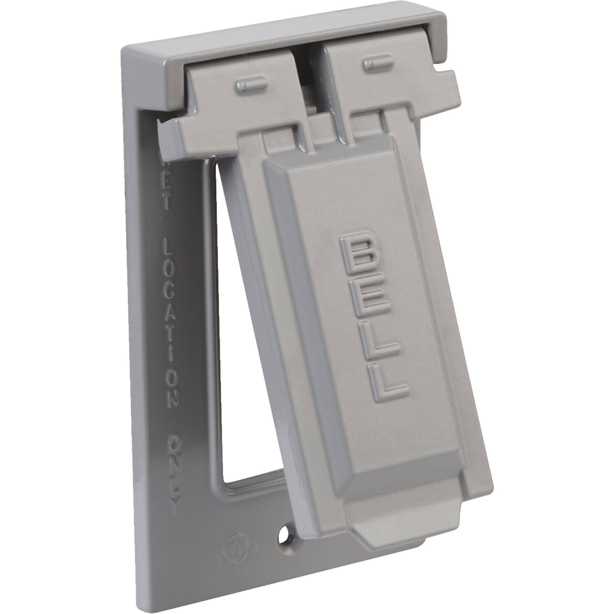 Hubbell-Bell 5103-0 Weatherproof Single Gang Vertical Device Mount Cover