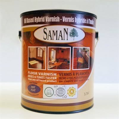 Saman Interior Stains & Finish SAM-505-4L Flat Hybrid Varnish