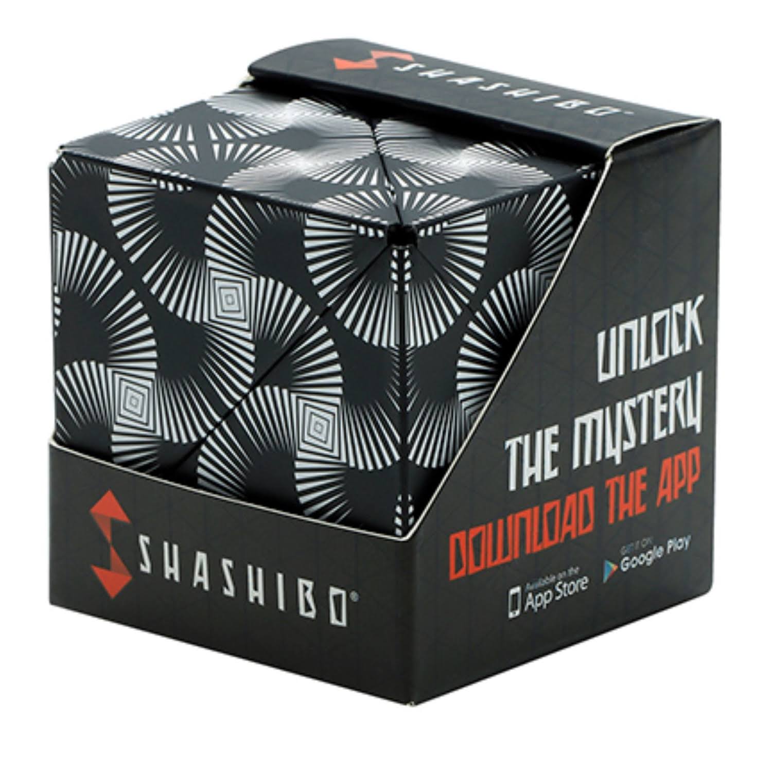 Shashibo Shape Shifting Box - Award-Winning, Patented Fidget Cube w/ 3