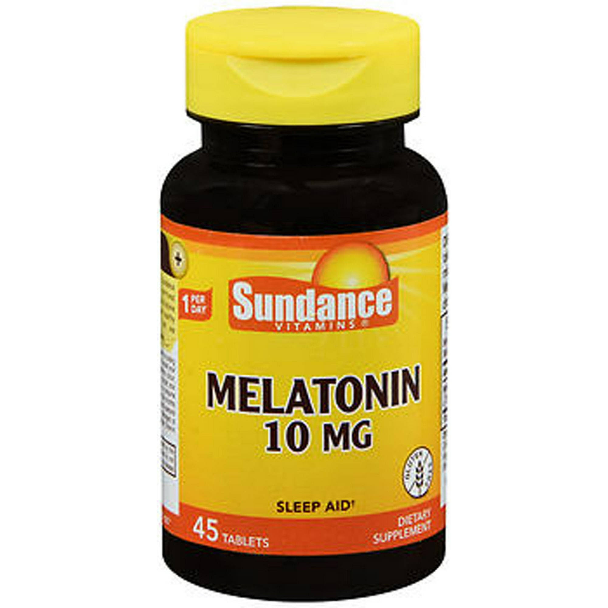 Sundance Vitamins Melatonin Sleep Aid Supplement - 10mg, 45ct