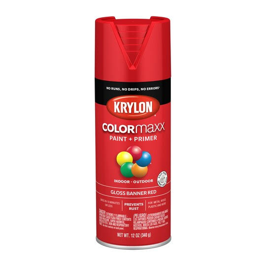 Gloss Paint & Primer By Krylon Colormaxx | Gloss Banner Red | Michaels