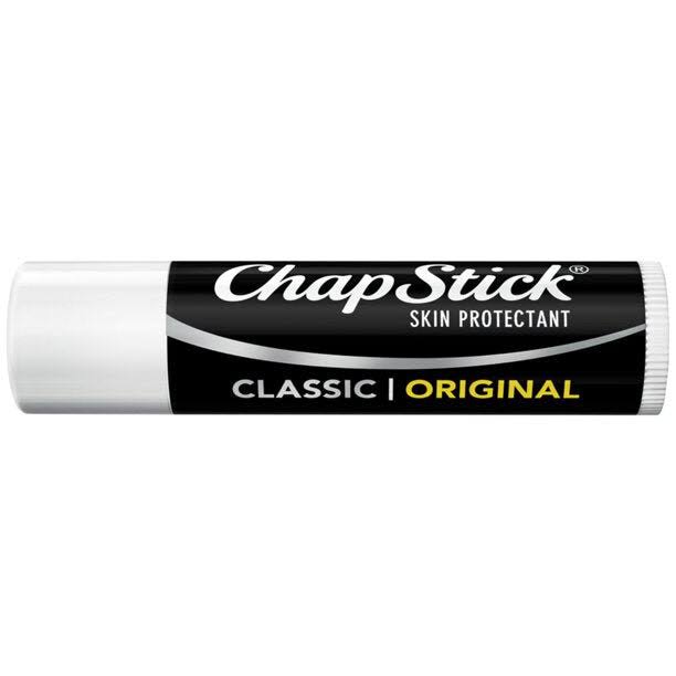 ChapStick Classic Skin Protectant Moisturizing Lip Balm, Original Flavor, 0.15 Oz