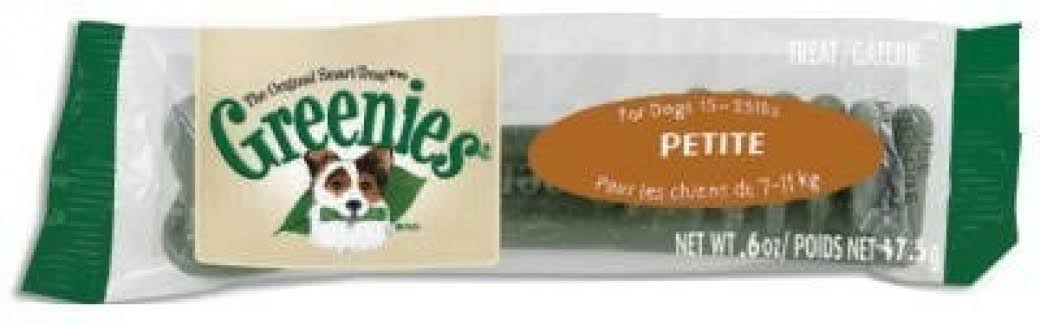 Greenies Petite Single Dog Dental Treat - Pack 25
