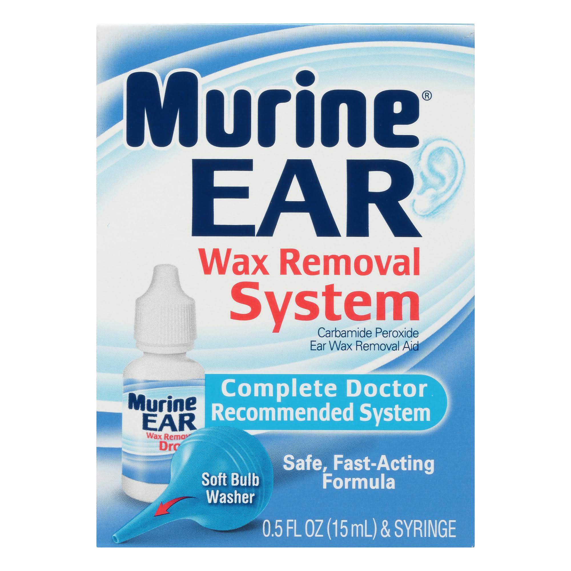 Murine Ear Wax Removal System - Syringe and 15ml Wax Removal Aid