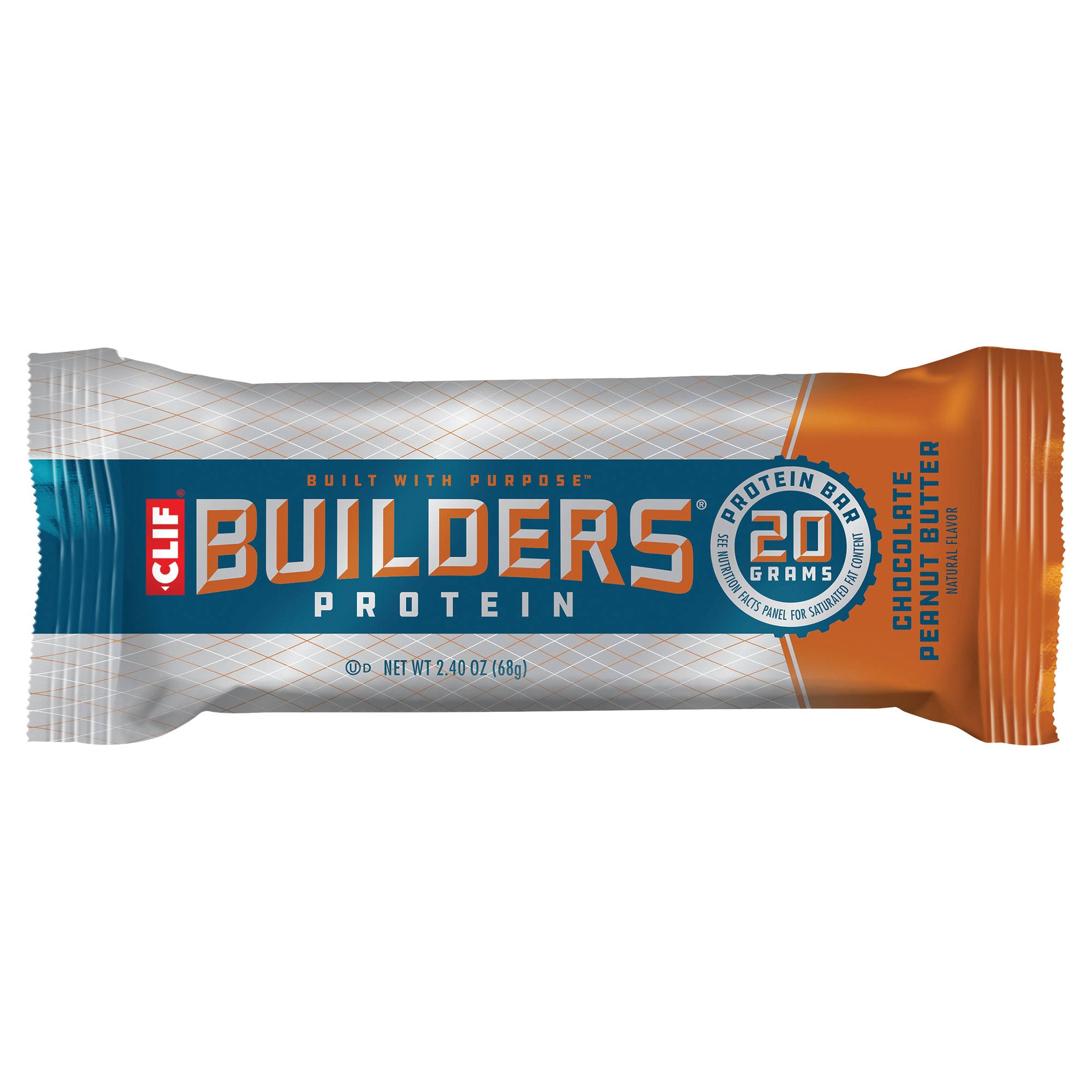 Clif Builder's Chocolate Peanut Butter Protein Bar - 2.4 oz packet